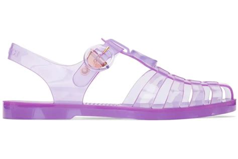 Gucci GG Fisherman Sandal Purple Clear (Women's)